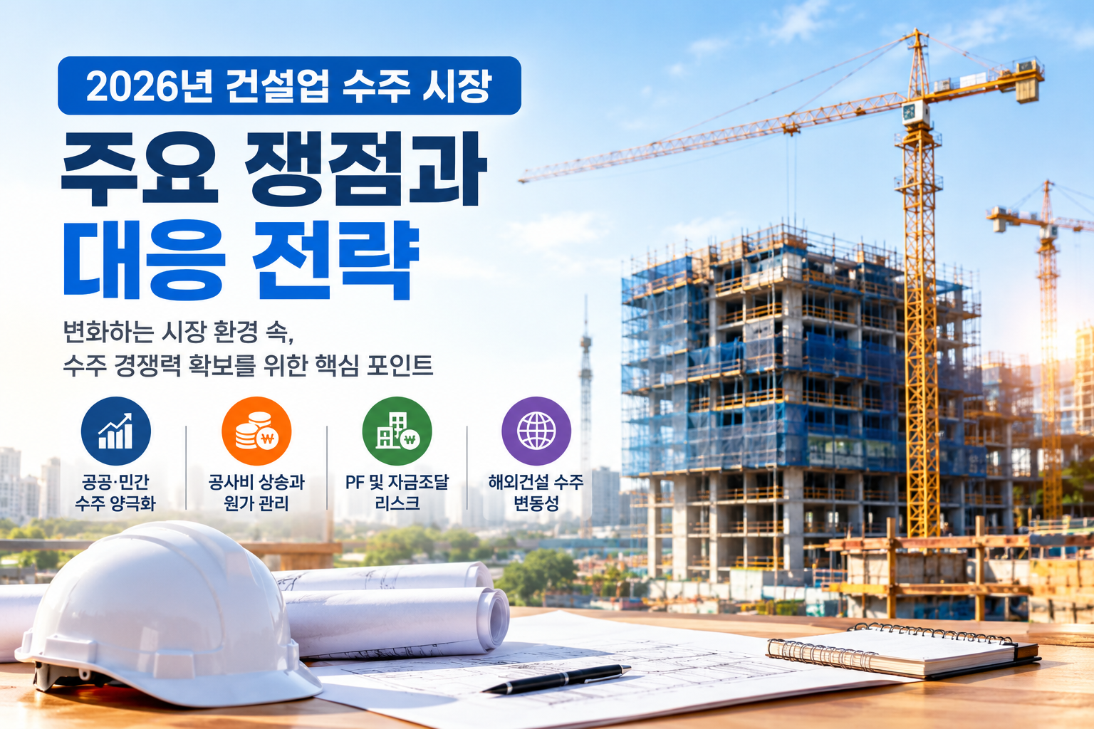 🏗️ 2026년 건설업 수주 시장 주요 쟁점과 대응 전략